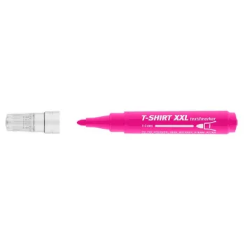   Textilmarker, 1-3 mm, kúpos, ICO "XXL T-Shirt", rózsaszín