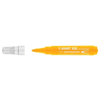   Textilmarker, 1-3 mm, kúpos, ICO "XXL T-Shirt", sárga