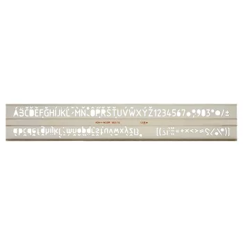 Betűsablon, 10 mm, KOH-I-NOOR
