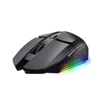   Egér, vezeték nélküli, optikai, gaming, LED, TRUST "GXT110 Felox", fekete