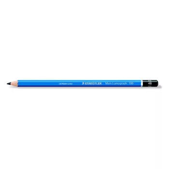   Grafitceruza, 4B, hatszögletű, STAEDTLER "Mars Lumograph 100"