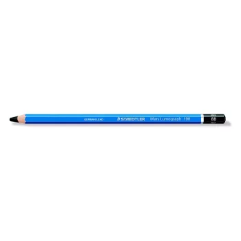   Grafitceruza, 8B, hatszögletű, STAEDTLER "Mars Lumograph 100"