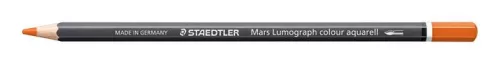 Akvarell színes ceruza, hatszögletű, STAEDTLER "Mars® Lumograph® 104", narancssárga