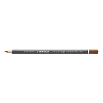   Akvarell színes ceruza, hatszögletű, STAEDTLER "Mars® Lumograph® 104", sötétbarna