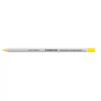   Jelölőceruza, hatszögletű, mindenre író, lemosható (omnichrom), STAEDTLER "Lumocolor 108", sárga