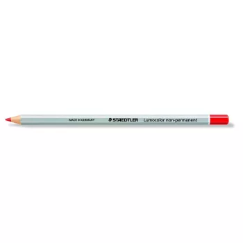   Jelölőceruza, hatszögletű, mindenre író, lemosható (omnichrom), STAEDTLER "Lumocolor 108", piros