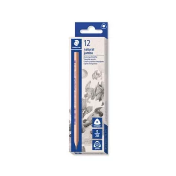   Grafitceruza, 2B, háromszögletű, vastag, STAEDTLER "Noris® natural jumbo 119N"