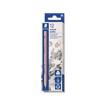   Grafitceruza, HB, háromszögletű, vastag, STAEDTLER "Noris® natural jumbo 119N"