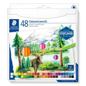   Színes ceruza készlet, hatszögletű, STAEDTLER "146C", 48 különböző szín
