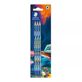   Grafitceruza készlet, HB, hatszögletű,  STAEDTLER "170 BK3-1", Multiverzum