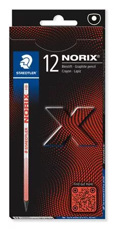 Grafitceruza, HB, STAEDTLER "Norix® 181", piros