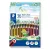 Színes ceruza készlet, hatszögletű, STAEDTLER "Noris Colour 185", 36 különböző szín