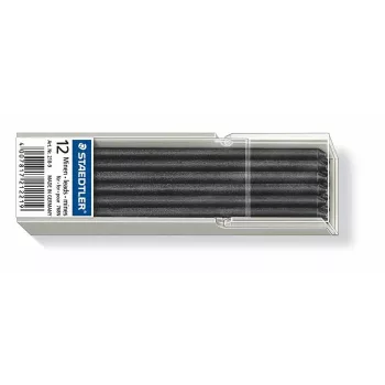   Jelölőkréta hegy, mindenre író, lemosható (omnichrom), STAEDTLER "Lumocolor 218", fekete