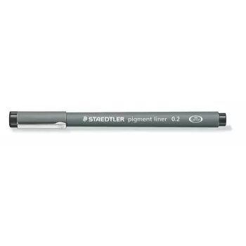   Tusfilc, 0,2 mm, STAEDTLER "Pigment Liner 308", fekete