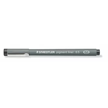   Tusfilc, 0,5 mm, STAEDTLER "Pigment Liner 308", fekete