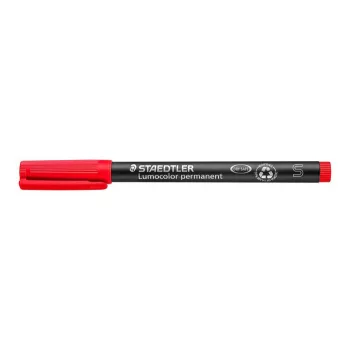   Alkoholos marker, OHP, 0,4 mm, STAEDTLER "Lumocolor® 313 S", piros