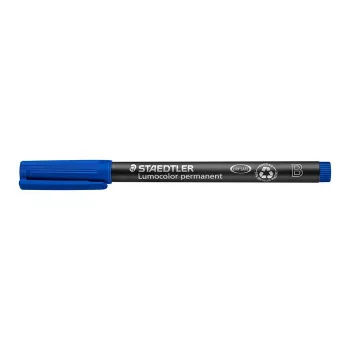   Alkoholos marker, OHP, 1-2,5 mm, STAEDTLER "Lumocolor® 314 B", kék