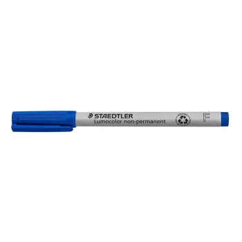  Alkoholmentes marker, OHP, 0,6 mm, STAEDTLER "Lumocolor® 316 F", kék