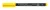 Alkoholos marker, OHP, 1 mm, STAEDTLER "Lumocolor® 317 M", sárga