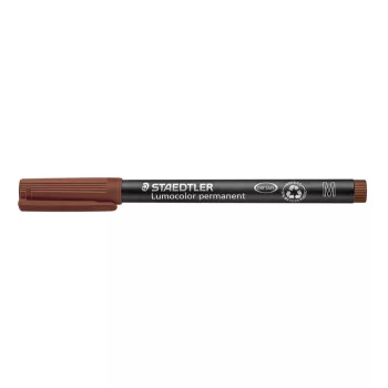   Alkoholos marker, OHP, 1 mm, STAEDTLER "Lumocolor® 317 M", barna
