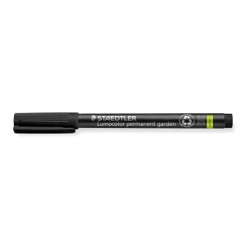   Alkoholos marker, 1 mm, kúpos, STAEDTLER "Lumocolor® garden 319 GM", fekete