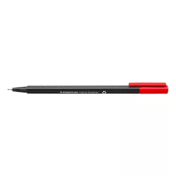 Tűfilc, 0,3 mm, STAEDTLER "Triplus 334", piros