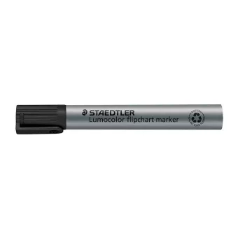   Flipchart marker, 2 mm, kúpos, STAEDTLER "Lumocolor 356", fekete