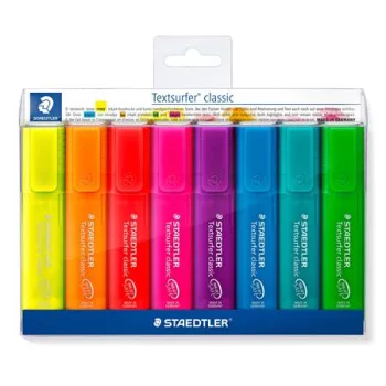   Szövegkiemelő készlet, 1-5 mm, STAEDTLER "Classic 364", 8 különböző szín