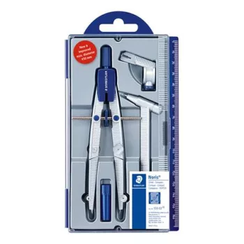   Körző készlet, precíziós, 4 darabos, STAEDTLER "Noris 550 02"