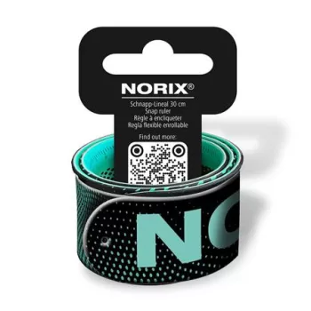  Vonalzó, rugalmas, csuklóra pattintható, 30 cm, STAEDTLER, "Norix® 565"