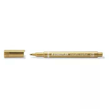   Dekormarker, 1-2 mm, kúpos, STAEDTLER "8323", arany