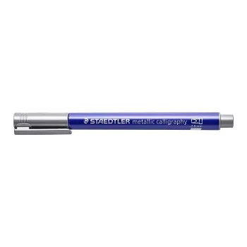   Kalligrafikus marker, STAEDTLER "8325", metál ezüst