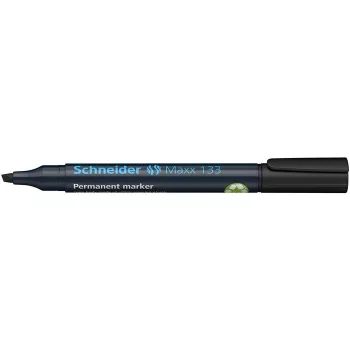   Alkoholos marker, 1-4 mm, vágott, SCHNEIDER "Maxx 133", fekete