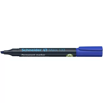   Alkoholos marker, 1-4 mm, vágott, SCHNEIDER "Maxx 133", kék