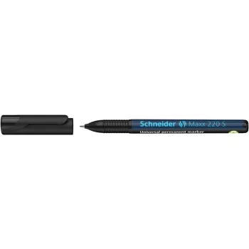   Alkoholos marker, OHP, 0,4 mm, SCHNEIDER "Maxx 220 S", fekete