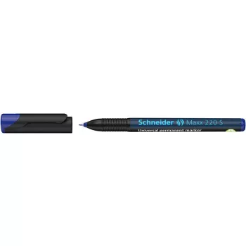   Alkoholos marker, OHP, 0,4 mm, SCHNEIDER "Maxx 220 S", kék