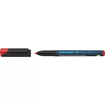   Alkoholos marker, OHP, 0,4 mm, SCHNEIDER "Maxx 220 S", piros