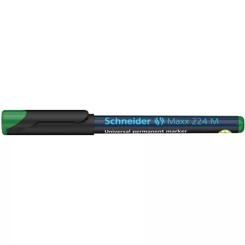   Alkoholos marker, OHP, 1 mm, SCHNEIDER "Maxx 224 M", zöld