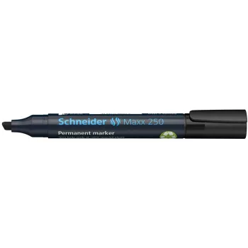   Alkoholos marker, 2-7 mm, vágott, SCHNEIDER "Maxx 250", fekete