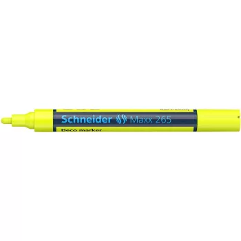 Krétamarker, 2-3 mm, SCHNEIDER "Maxx 265", sárga