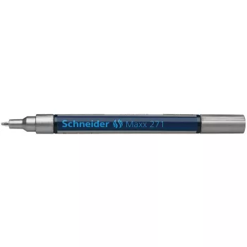 Lakkmarker, 1-2 mm, SCHNEIDER "Maxx 271", ezüst