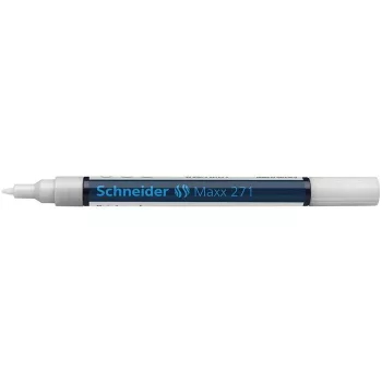 Lakkmarker, 1-2 mm, SCHNEIDER "Maxx 271", fehér