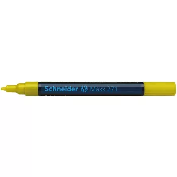 Lakkmarker, 1-2 mm, SCHNEIDER "Maxx 271", sárga
