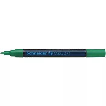 Lakkmarker, 1-2 mm, SCHNEIDER "Maxx 271", zöld