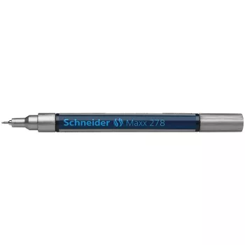 Lakkmarker, 0,8 mm, SCHNEIDER "Maxx 278", ezüst