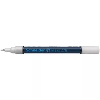 Lakkmarker, 0,8 mm, SCHNEIDER "Maxx 278", fehér
