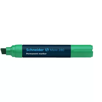   Alkoholos marker, 4-12 mm, vágott, SCHNEIDER "Maxx 280", zöld