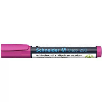   Tábla- és flipchart marker, 2-3 mm, kúpos, SCHNEIDER "Maxx 290", magenta