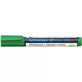   Tábla- és flipchart marker, 2-3 mm, kúpos, SCHNEIDER "Maxx 290", zöld