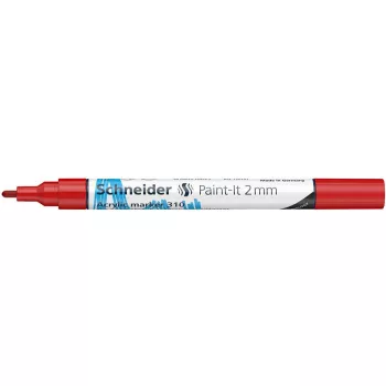   Dekormarker, akril, 2 mm, SCHNEIDER "Paint-It 310", piros